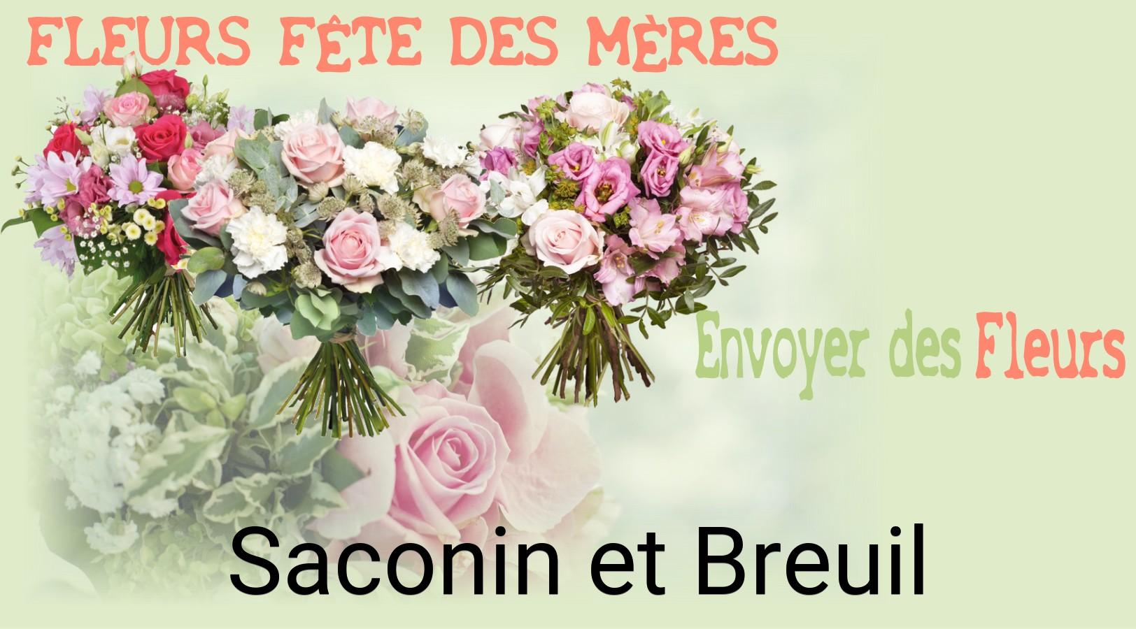 Bouquet de Fête des Mères livré à Saconin-et-Breuil